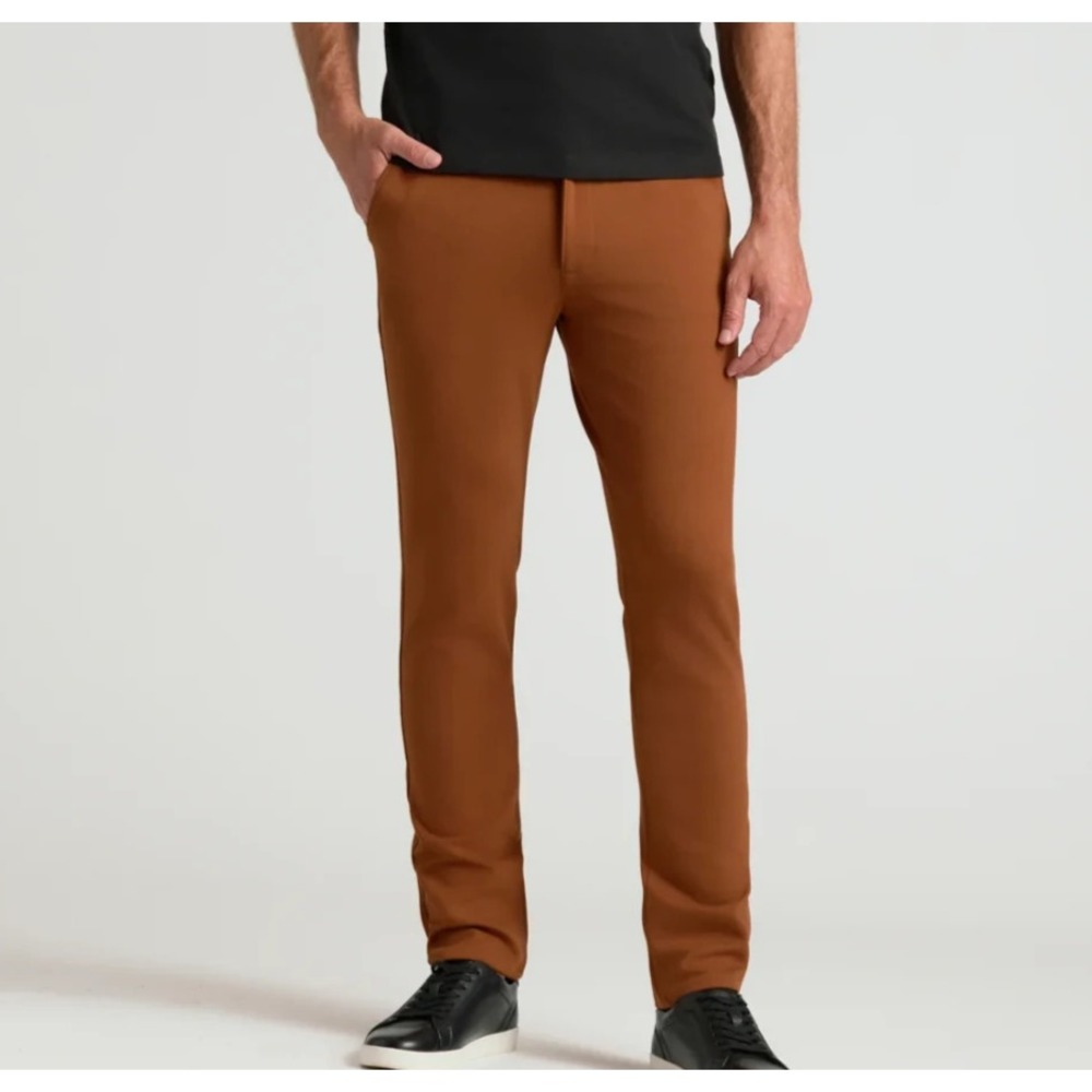 True Classic Casual Chinos Mens 31x31 Brown Soft Comfort Ultra Stretch Commuter